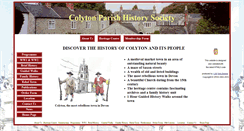 Desktop Screenshot of colytonhistory.co.uk
