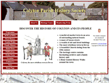Tablet Screenshot of colytonhistory.co.uk